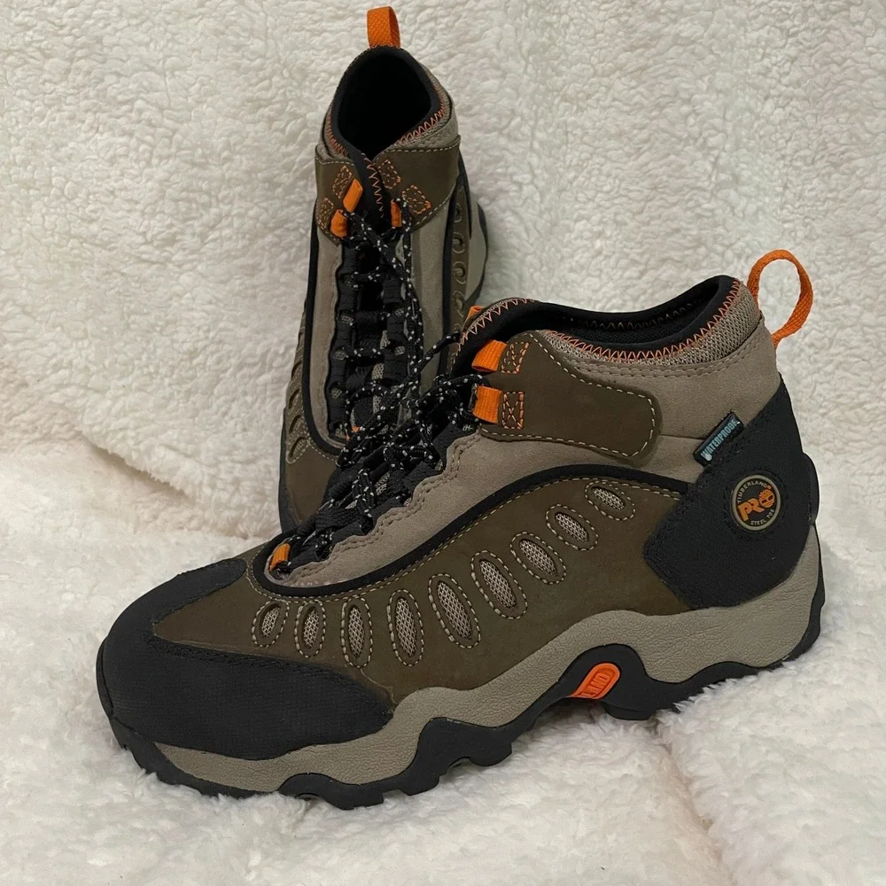 Timberland Waterproof Pro Mudslinger Steel Toe Mens Work Boots Size 9 NWOT